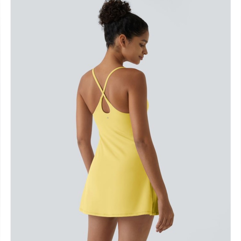 Halara Softlyzero Plush Backless Active Dress In … - image 3